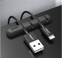 Load image into Gallery viewer, SILICONE CABLE  CLIPS FIX CABLE ON THE DISK AND PREVENT FROM FALLING.